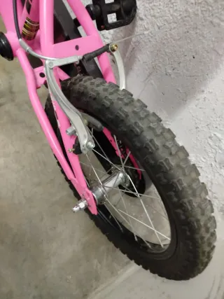 Bici niña 16 rosa fucsia