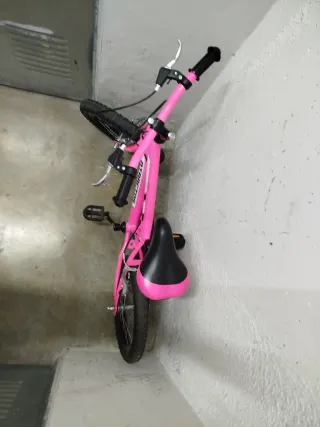 Bici niña 16 rosa fucsia
