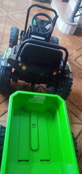 Trattore a Batteria per Bambini Verde