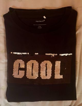 3 Camisetas de  niño manga larga roja,Blanca,negra