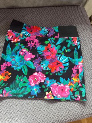 Falda mini estampada floral