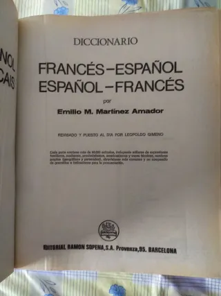 Diccionario gigante español-francés francés-españo
