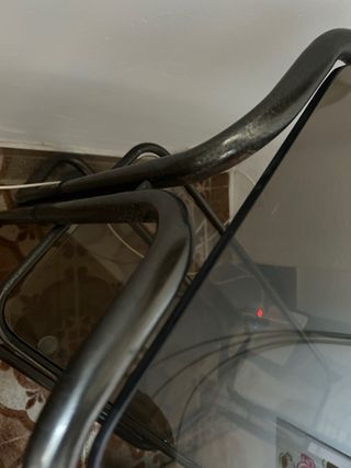 Carro estantería cristal y metal