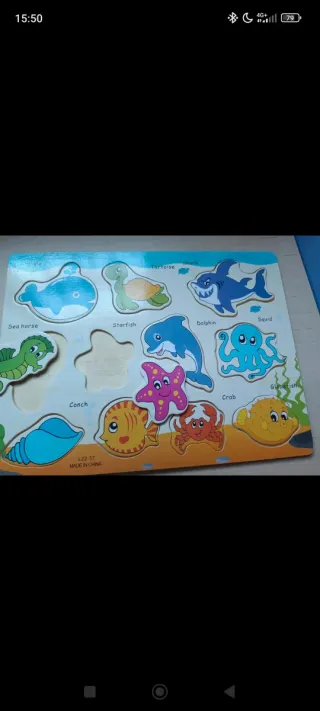 Lote Puzles Madera Animales Infantiles