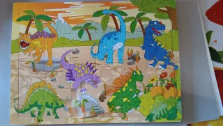 Lote Puzles Madera Animales Infantiles