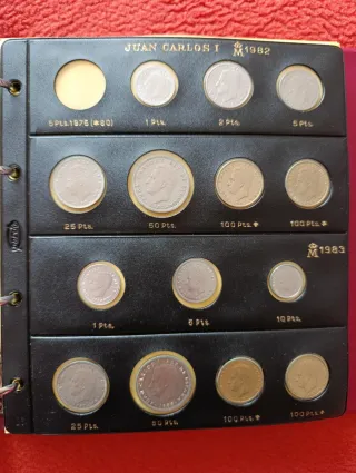 Álbum Monedas Juan Carlos I - 1975