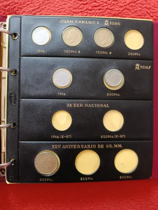 Álbum Monedas Juan Carlos I - 1975