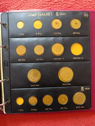 Álbum Monedas Juan Carlos I - 1975