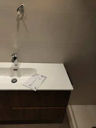 Lavabo Porcelana Baño 120cm