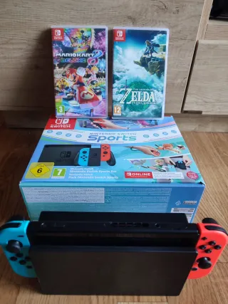 Nintendo Switch + 2 Juegos