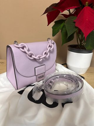Bolso Tous Lila Cadena