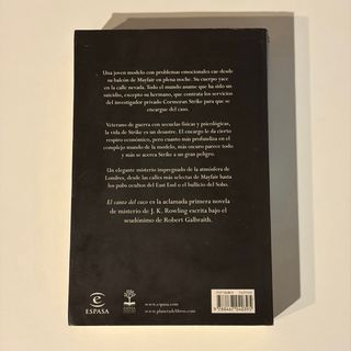 Libro: “El canto del cuco” - Robert Galbraith