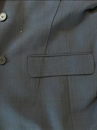 Blazer Zara Azul Marino Talla M