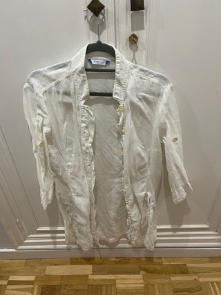 Chaqueta vaquera blanca