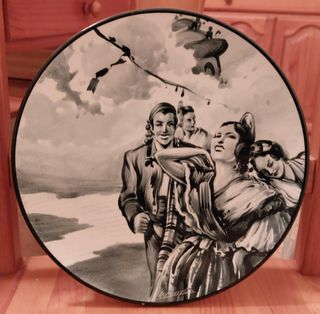 Platos de porcelana decorados