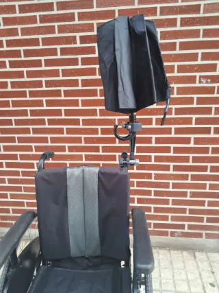 Sujeta Paraguas Silla Ruedas Negro