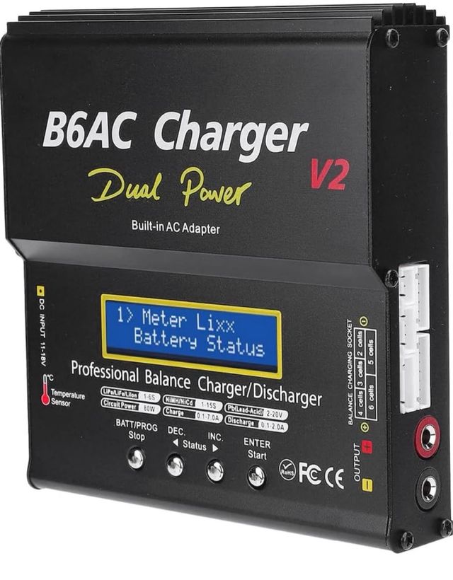 Cargador HobbyFly B6AC V2 Dual Power 80W