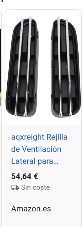 Embellecedor Rejilla BMW E60 M5 Cromado