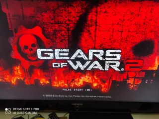 Xbox 360 con mando y cable