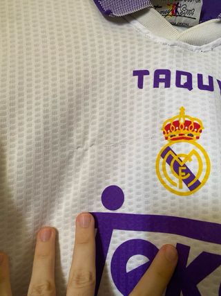 Camiseta Oficial Real Madrid Suker 9 Años 90