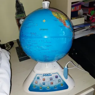 Globo Terráqueo Interactivo con Luz y Sonido