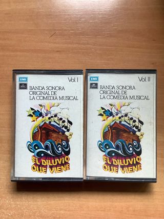 Lote 5 Cintas Cassette Pop Rock y Banda Sonora