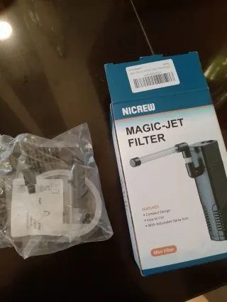 Acuario Pecera 20L Cristal y Piedras