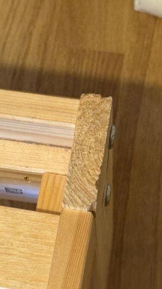 Cama Ikea Neiden Madera + somier Luroy