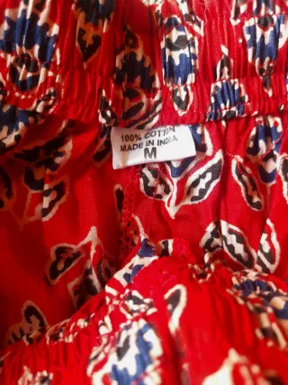 Pijama unisex algodón estampado M