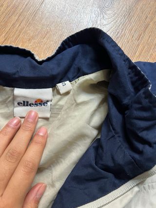Chaqueta Ellesse Beige y Azul