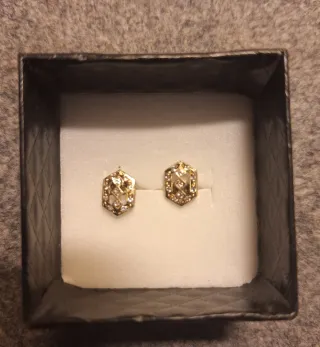 Pendientes Art Decó Plata Antigua 835