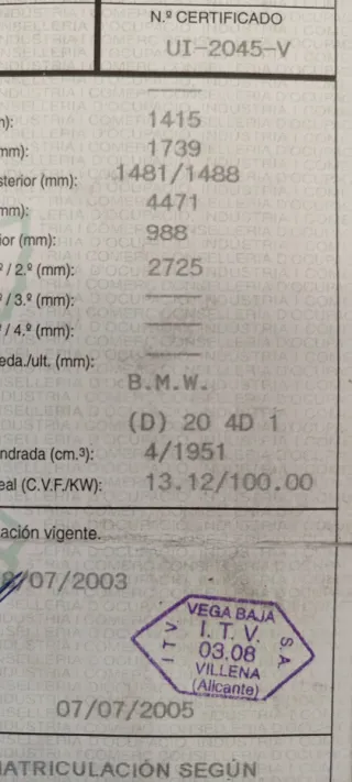 Motor BMW 320d 204D1 completo