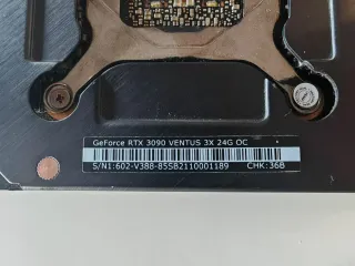 MSI RTX 3090 Ventus 3x 24GB OC