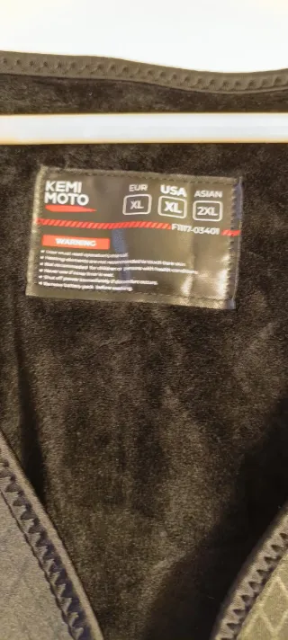 Chaleco Kemimoto Calefactable Talla XL