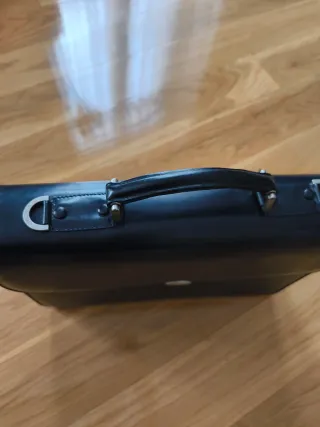 Maletín Piquadro Negro Impecable