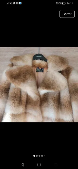 Abrigo de pelo fabricado en Inglaterra