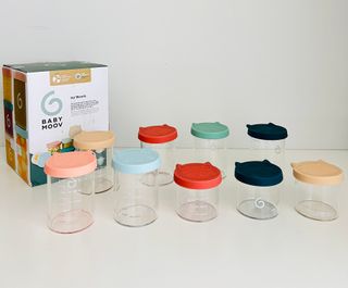 9 frascos de vidro Babymoov - NOVOS
