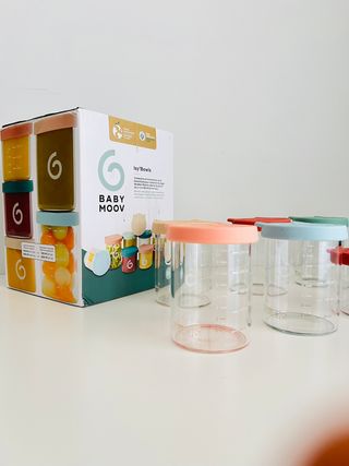 9 frascos de vidro Babymoov - NOVOS