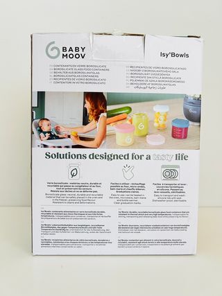 9 frascos de vidro Babymoov - NOVOS