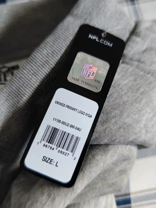 Pantalón Chándal NFL Fanatics Vikings Gris