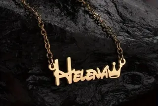 Collar personalizado nombre  para niñ@s y bebé