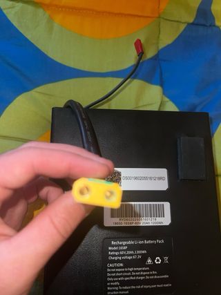 Batería Kukirin G4 60V 20Ah 1200Wh