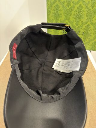 Gorra Gg Negra Swarovski