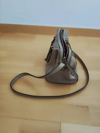 Bolso Piel Purificación García Beige