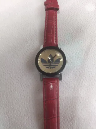 Reloj Adidas Granate Polipiel Dorado