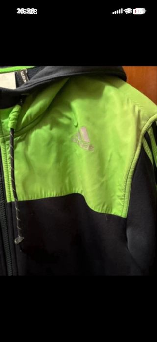 Chaqueta Adidas Verde y Azul