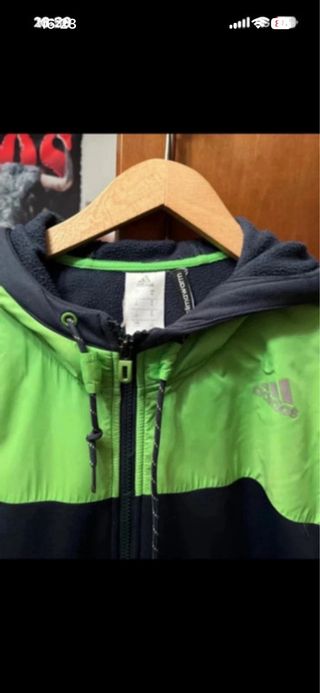 Chaqueta Adidas Verde y Azul