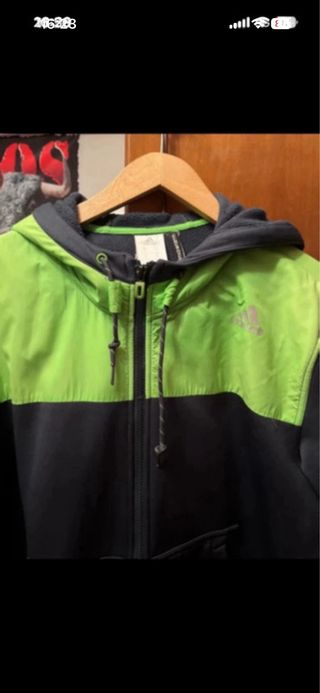 Chaqueta Adidas Verde y Azul