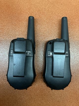 Walkie Talkies con Cargador y Fundas