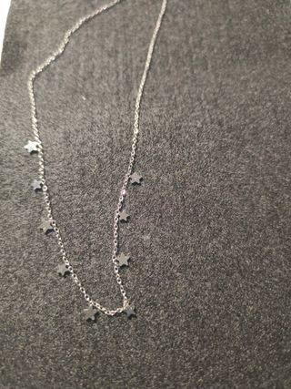 Colgante estrellas acabado en plata